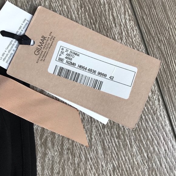 N21 Sheer V sleeveless cocktail dress - Picture 5 of 6